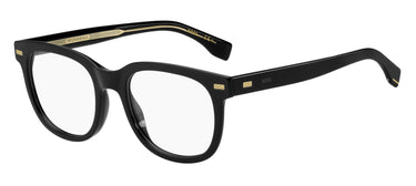 Designer Men Hugo Boss Eyeglasses: 1444/N - Black- SpecSMART Eye Clinic (Diagonal View)